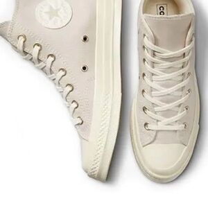 Converse High-Top Sneakers in Off-White